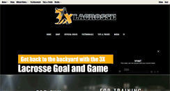 Desktop Screenshot of 3xlacrosse.com