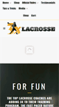 Mobile Screenshot of 3xlacrosse.com